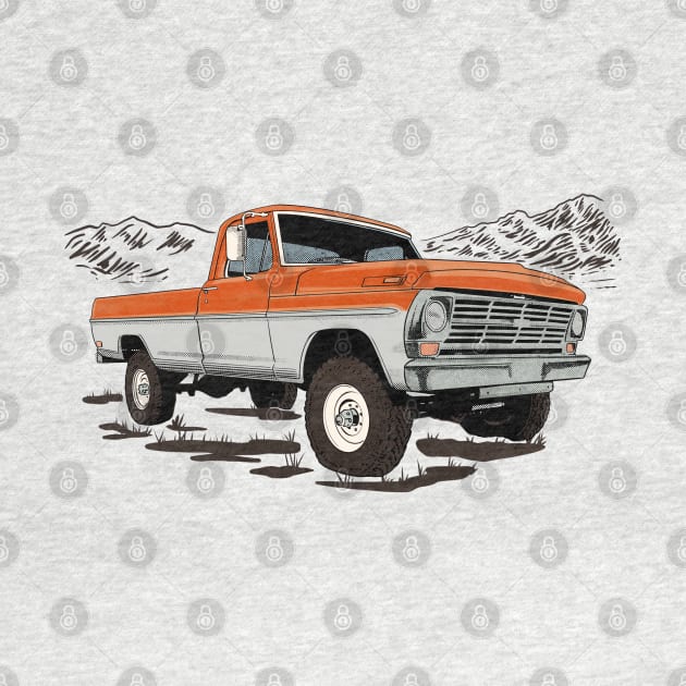 Ford truck mountain by Saturasi